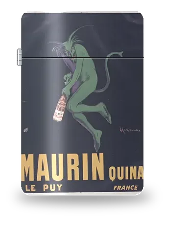 Maurin Quina by Leonetto Cappiello — art case for a lighter insert
