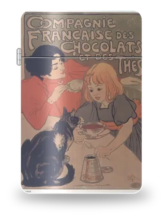 Compagnie française des chocolats et des thés by Théophile-Alexandre Steinlen — art case for a lighter insert