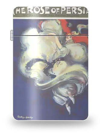 La rosa di Persia di Dudley Hardy – cover d’arte per inserto di accendino