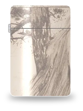 Girl in a Landscape by Koloman Moser — art case for a lighter insert