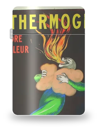 Thermogène di Leonetto Cappiello – cover d’arte per inserto di accendino