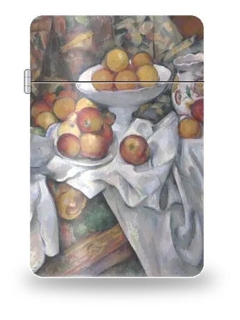 Natura morta con mele e arance di Paul Cézanne – cover d’arte per inserto di accendino