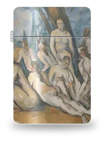 Le grandi bagnanti di Paul Cézanne – cover d’arte per inserto di accendino