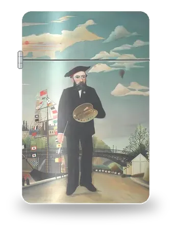Io stesso, ritratto-paesaggio di Henri Rousseau – cover d’arte per inserto di accendino