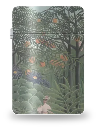 Woman Walking in an Exotic Forest by Henri Rousseau — art case for a lighter insert
