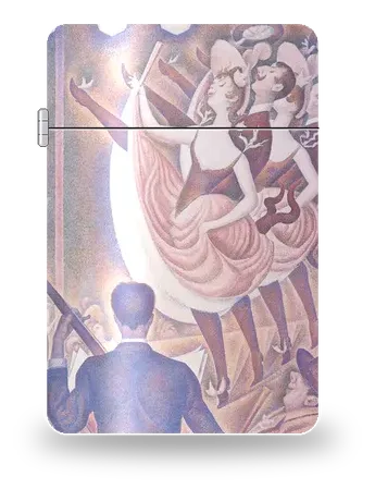 Le Chahut by Georges Seurat — art case for a lighter insert