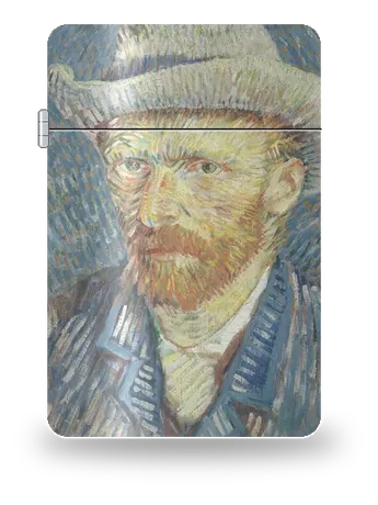 Self-Portrait with Grey Felt Hat by Vincent van Gogh — art case for a lighter insert