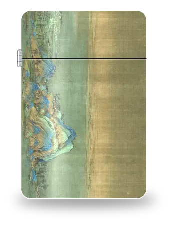 A Thousand Li of Rivers and Mountains — Section 9/16 by Wang Ximeng — art case for a lighter insert