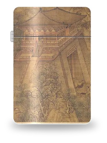 Along the River During the Qingming Festival: The City Gate by Zhang Zeduan — art case for a lighter insert