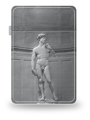 David di Michelangelo – cover d’arte per inserto di accendino