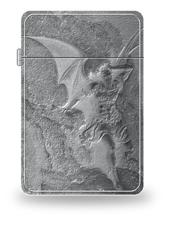 Satana (Paradiso perduto) di Gustave Doré – cover d’arte per inserto di accendino