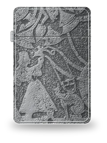 Wu Family Shrines Han stone relief rubbing (chariot procession) by Anonymous (Eastern Han) — art case for a lighter insert