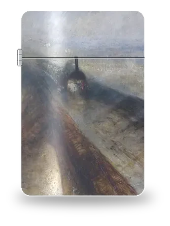 Pluie, Vapeur et Vitesse de J. M. W. Turner – boîtier d’art pour insert de briquet