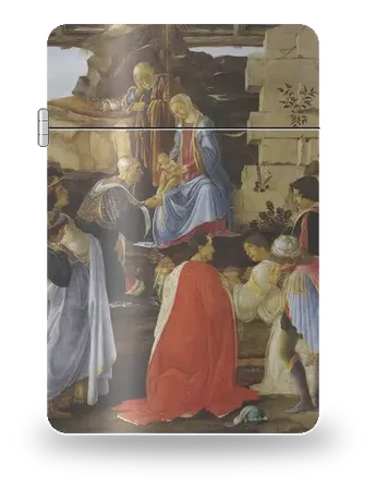 Adorazione dei Magi di Sandro Botticelli – cover d’arte per inserto di accendino