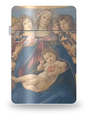 La Vierge à la grenade de Sandro Botticelli – boîtier d’art pour insert de briquet