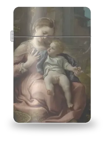 Madonna of the Basket by Correggio — art case for a lighter insert