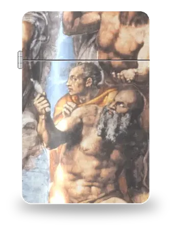 San Bartolomeo di Michelangelo – cover d’arte per inserto di accendino