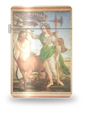 Pallas and the Centaur by Sandro Botticelli — art case for a lighter insert