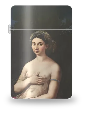 La Fornarina di Raffaello Sanzio – cover d’arte per inserto di accendino