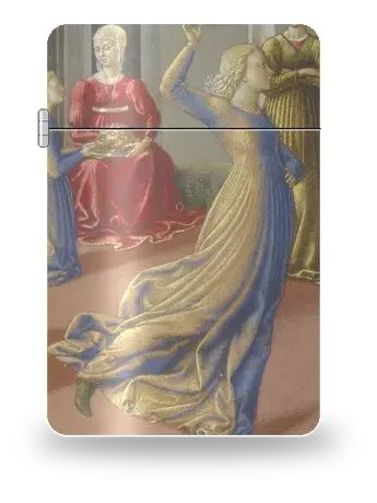 La danza di Salomè di Benozzo Gozzoli – cover d’arte per inserto di accendino