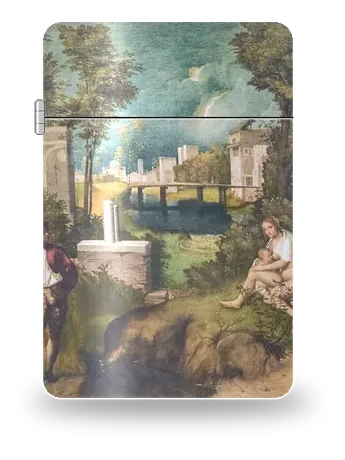 The Tempest by Giorgione — art case for a lighter insert