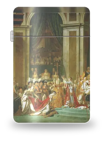 Le Sacre de Napoléon de Jacques-Louis David – boîtier d’art pour insert de briquet