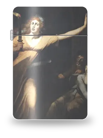 Lady Macbeth Sleepwalking by Henry Fuseli — art case for a lighter insert