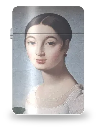 Ritratto di Mademoiselle Rivière di Jean-Auguste-Dominique Ingres – cover d’arte per inserto di accendino