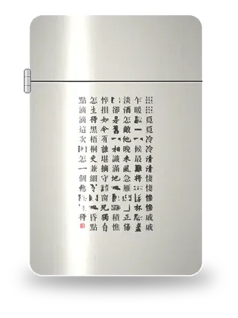 Slow Sounds (Shengshengman, Jizi) · Li Qingzhao by Li Qingzhao — art case for a lighter insert