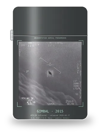 Edizione documentaria · GIMBAL 2015 di Viaggi della zattera stellare · UFO – cover d’arte per inserto di accendino