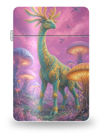 羽角长颈兽（星槎远航·异星奇境）艺术外壳