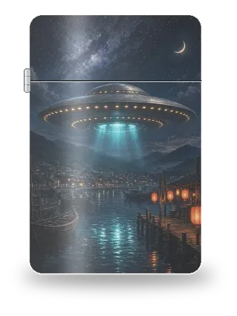 Harbor Night Visit by Star Raft Voyages · UFO — art case for a lighter insert