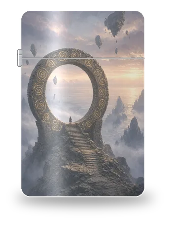 Ring Gate on the Sea Cliff by Star Raft Voyages · Star Relics — art case for a lighter insert