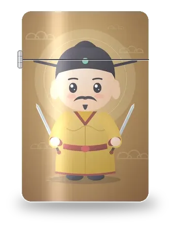 Liu Bei, the Benevolent Lord by Three Kingdoms Heroes — art case for a lighter insert