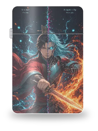 Lu Xun · Cyber Twin by Three Kingdoms: Cyber Twin · Wu — art case for a lighter insert
