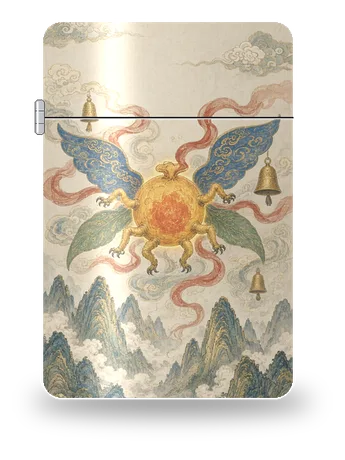 Dijiang, the Faceless Dancer by Chinese Mythology · Shan Hai Jing — art case for a lighter insert
