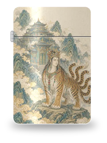 Luwu, Guardian of Kunlun by Chinese Mythology · Shan Hai Jing — art case for a lighter insert