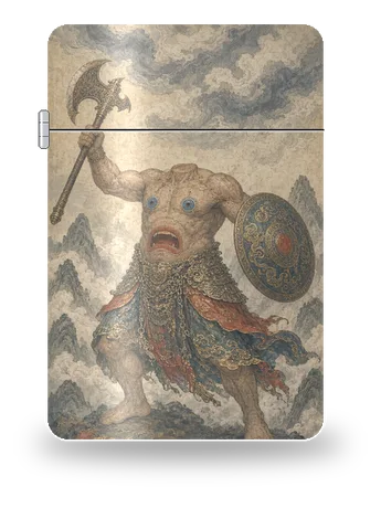 刑天（中国神话·《山海经》）艺术外壳
