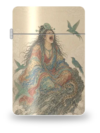 Xiwangmu, Queen Mother of the West by Chinese Mythology · Shan Hai Jing — art case for a lighter insert