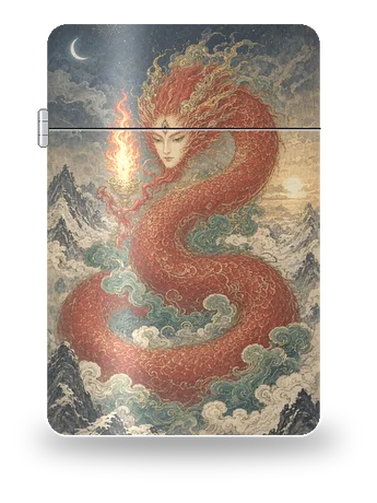 燭龍（燭陰）（中國神話·《山海經》）藝術外殼