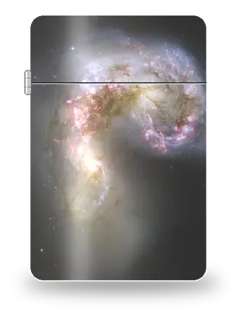 Antennae Galaxies by Hubble Space Telescope — art case for a lighter insert