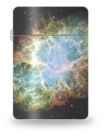 Crab Nebula by Hubble Space Telescope — art case for a lighter insert