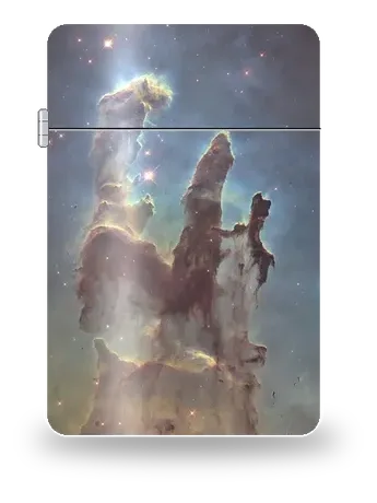 Les Piliers de la Création (Hubble) de Télescope spatial Hubble – boîtier d’art pour insert de briquet
