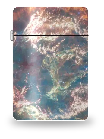 仙后座A超新星遗迹（詹姆斯·韦伯太空望远镜 (JWST)）艺术外壳