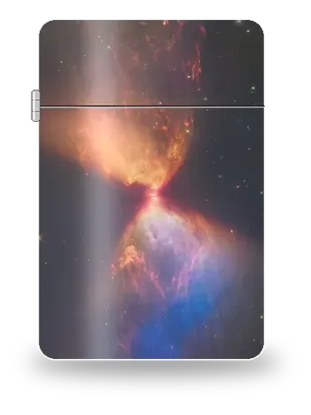 Protostar L1527 (Cosmic Hourglass) by James Webb Space Telescope (JWST) — art case for a lighter insert