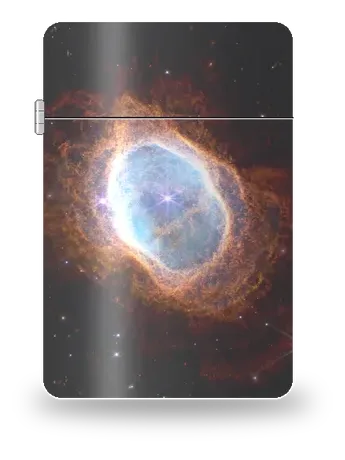 Southern Ring Nebula by James Webb Space Telescope (JWST) — art case for a lighter insert