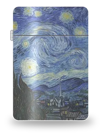 The Starry Night by Vincent van Gogh — art case for a lighter insert