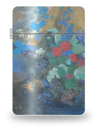 Ophélie parmi les fleurs de Odilon Redon – boîtier d’art pour insert de briquet