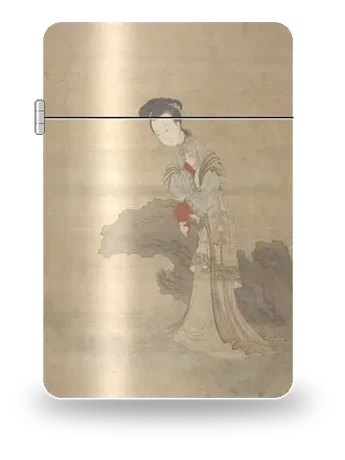 Ritratto di una bellezza di Già attribuito a Tang Yin – cover d’arte per inserto di accendino