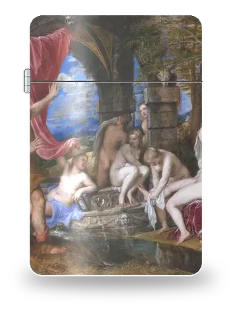 Diana and Actaeon by Titian — art case for a lighter insert